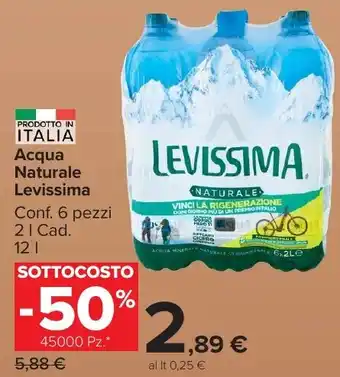 Acqua Naturale Levissima