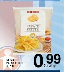 Sigma Sigma - patate fritte 750 g(ml) offerta