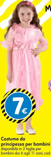 Tedi Costume da principessa per bambini offerta