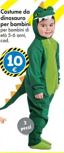 Tedi Costume da dinosauro per bambini offerta