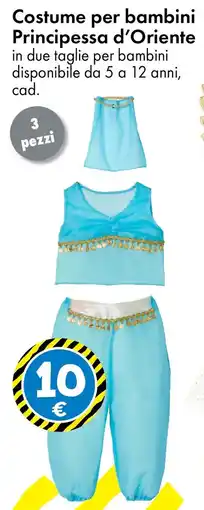 Tedi Costume per bambini Principessa d'Oriente offerta