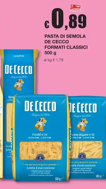 Pasta di semola DE CECCO