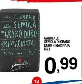 Sigma Semola di grano duro rimacinata kg 1 offerta