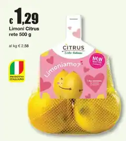Sì con te Limoni Citrus rete offerta