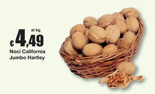 Sì con te Noci California Jumbo Hartley offerta