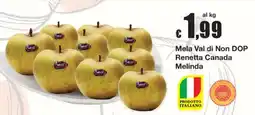 Sì con te Mela Val di Non DOP Renetta Canada Melinda offerta
