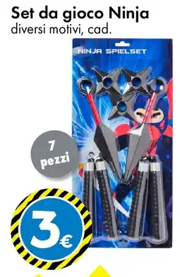 Tedi Set da gioco Ninja offerta
