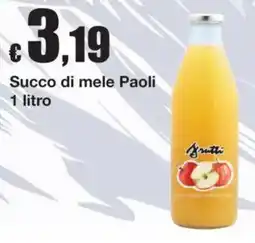 Sì con te Succo di mele Paoli offerta
