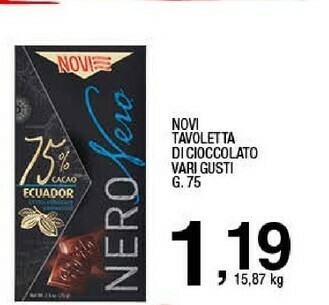 Sigma Tavoletta di cioccolato offerta