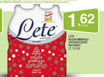 Sigma Acqua minerale effervescente naturale offerta