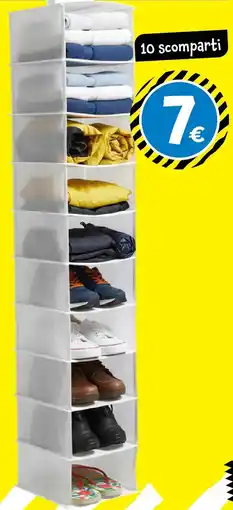 Tedi Organizer da appendere 10 scomparti offerta