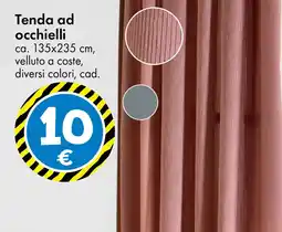Tedi Tenda ad occhielli ca. 135x235 cm offerta