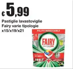 Sì con te Pastiglie lavastoviglie Fairy offerta