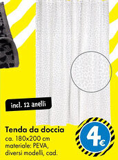 Tedi Tenda da doccia offerta