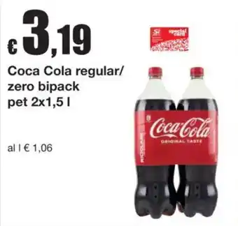 Sì con te Coca Cola regular/ zero bipack offerta