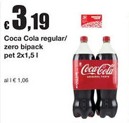 Sì con te Coca Cola regular/ zero bipack offerta