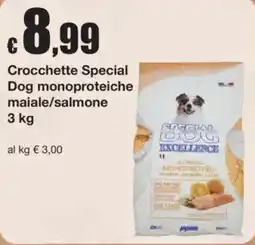 Sì con te Crocchette Special Dog monoproteiche maiale/salmone offerta