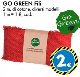 Tedi GO GREEN Fili offerta