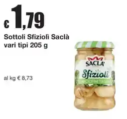 Sì con te Sottoli Sfizioli Saclà offerta