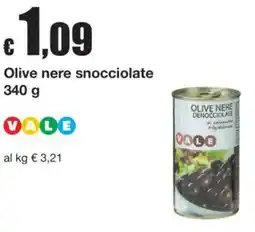 Sì con te Olive nere snocciolate offerta