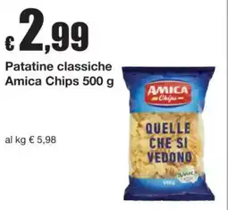 Sì con te Patatine classiche Amica Chips offerta