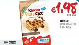 Carico Cash & Carry Ferrero kinder pane cioc x 10 offerta