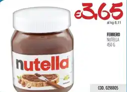 Carico Cash & Carry Ferrero nutella offerta