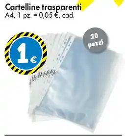 Tedi Cartelline trasparenti offerta