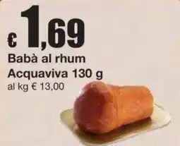 Sì con te Babà al rhum Acquaviva offerta