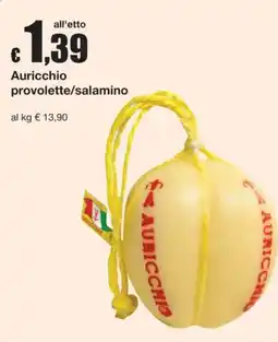 Sì con te Auricchio provolette/salamino offerta