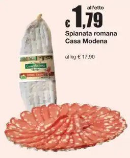 Sì con te Spianata romana Casa Modena offerta