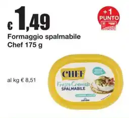 Sì con te Formaggio spalmabile Chef offerta