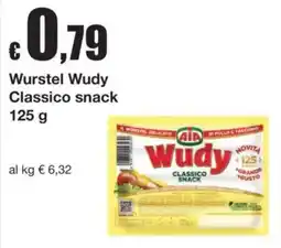 Sì con te Wurstel Wudy Classico snack offerta