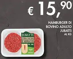 Coal Hamburger di bovino adulto JUBATTI offerta