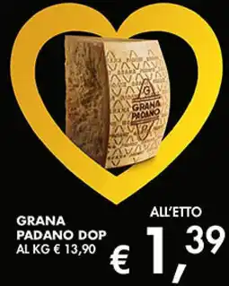 Coal Grana padano dop offerta