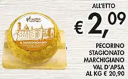 Coal Pecorino stagionato marchigiano val d'apsa offerta