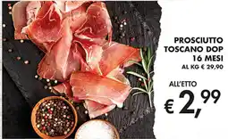 Coal Prosciutto toscano dop 16 mesi offerta