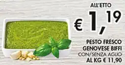 Coal Pesto fresco genovese BIFFI offerta