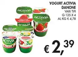 Coal Yogurt activia danone offerta