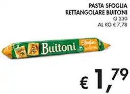 Coal Pasta sfogua rettangolare BUITONI offerta