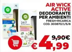 Conforama Air wick active deodorante per ambienti offerta
