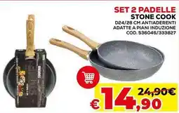 Conforama Set 2 padelle stone cook offerta