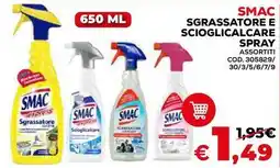Conforama Smac sgrassatore scioglicalcare spray offerta