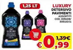 Conforama Luxury detersivo pavimenti offerta