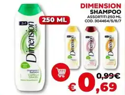 Conforama Dimension shampoo offerta