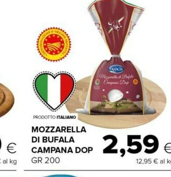 Tigre Francia - mozzarella di bufala campana dop offerta
