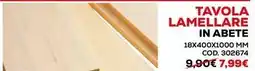 Conforama Tavola lamellare in abete offerta