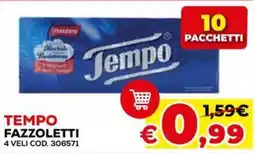Conforama Tempo fazzoletti 4 veli offerta