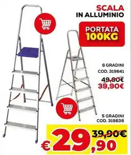 Conforama Scala in alluminio offerta