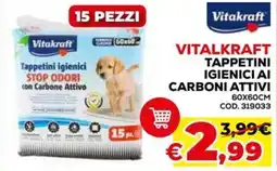 Conforama Vitalkraft tappetini igienici ai carboni attivi offerta